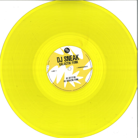 DJ Sneak - Galactic Funk (YELLOW VINYL 12" Phonogramme) | NEW - TECH HOUSE *NEW/COLOR*