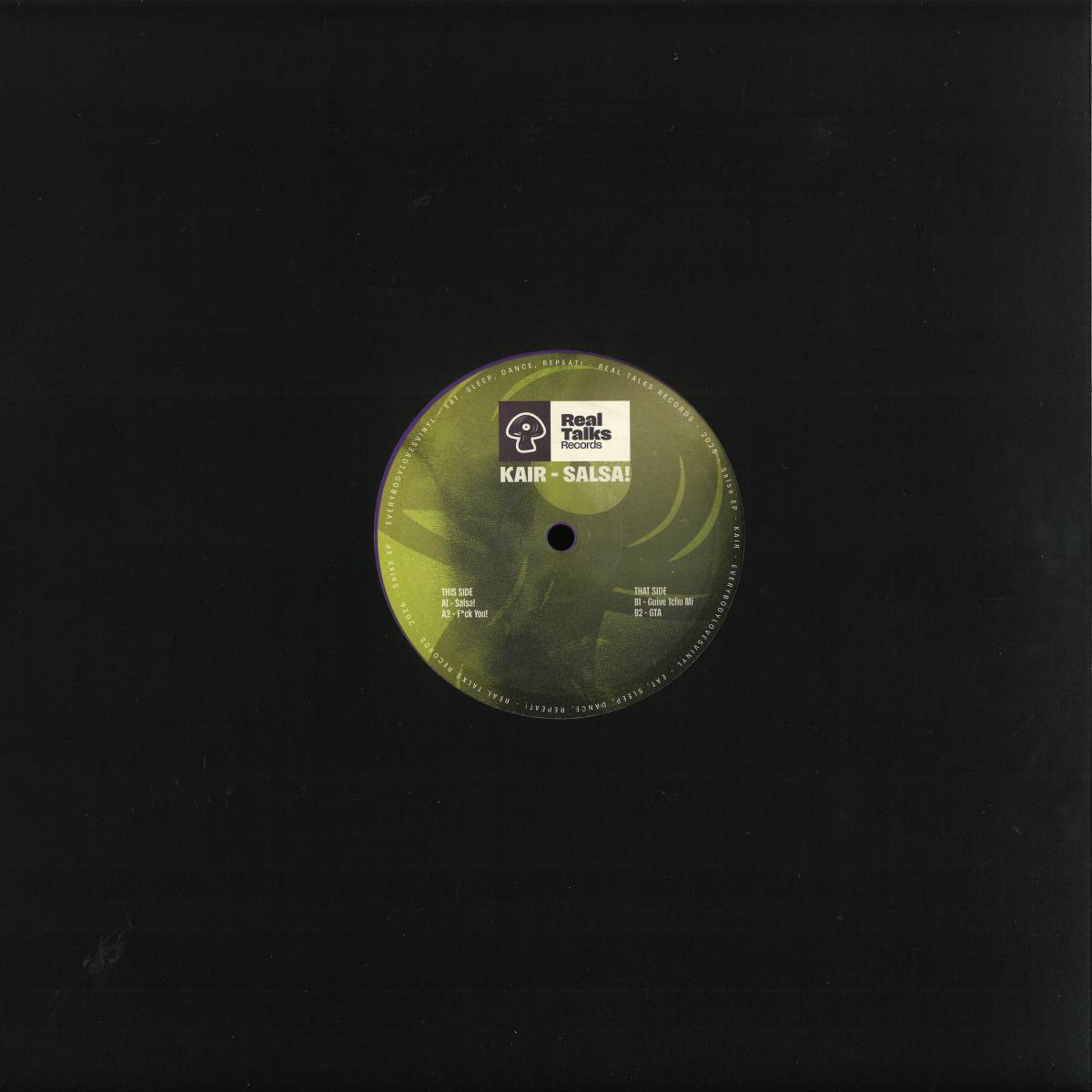 KAIR - Salsa! (PURPLE VINYL 12" Real Talks) | NEW - TECH HOUSE *NEW/COLOR*