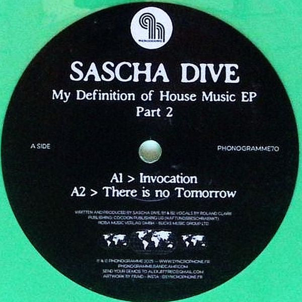 My Definition Of House Music EP Part 2 (COLOR VINYL) | - TECH HOUSE *NEW/COLOR*