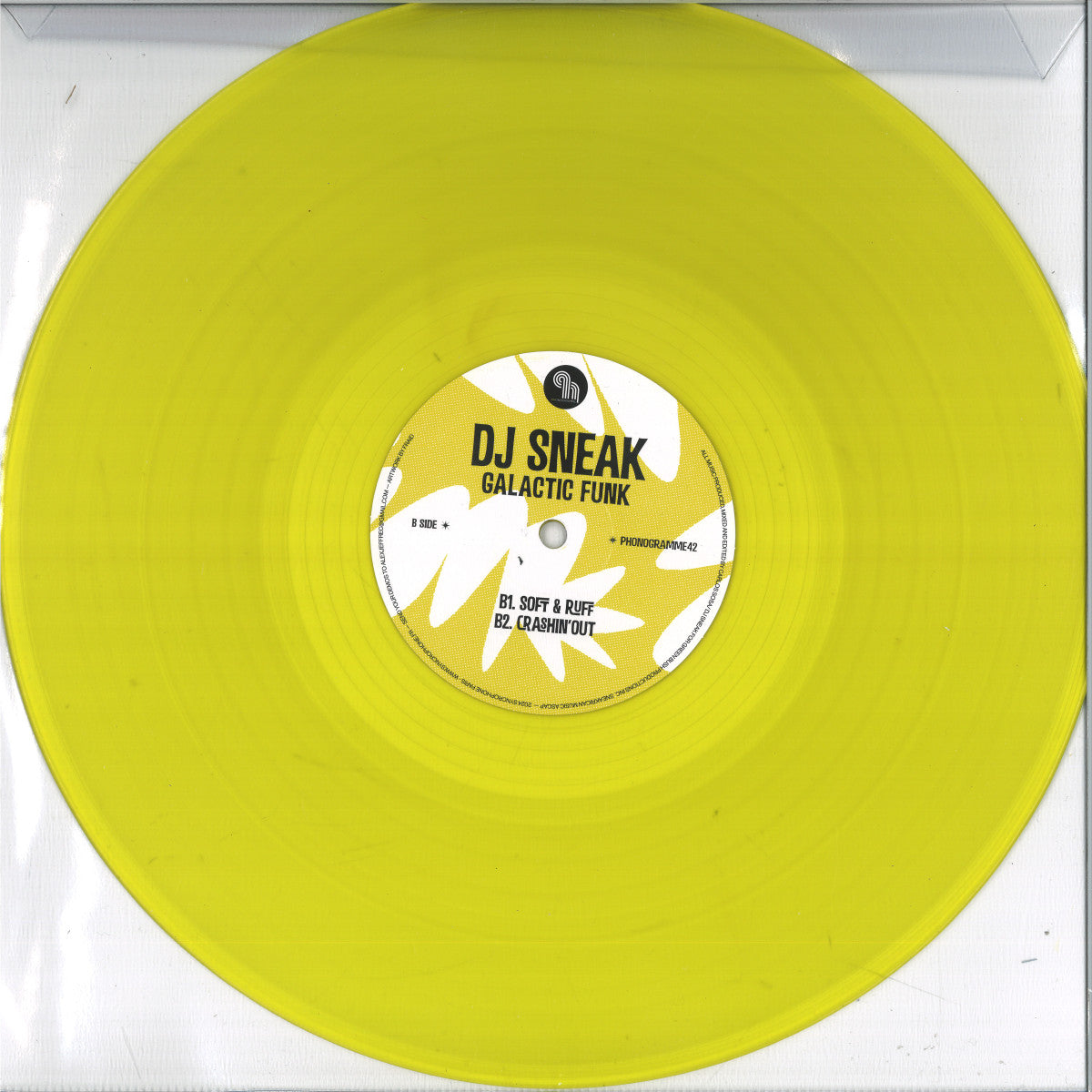 DJ Sneak - Galactic Funk (YELLOW VINYL 12" Phonogramme) | NEW - TECH HOUSE *NEW/COLOR*