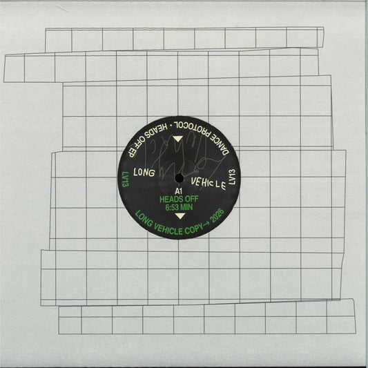 Dance Protocol - Heads Off (VINYL 12" Long Vehicle) | NEW - TECH HOUSE *NEW*
