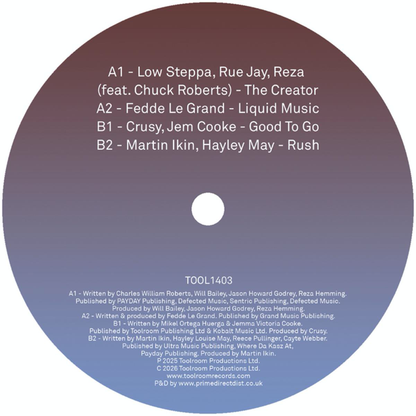 (PRESALE 5/15/26) Toolroom Sampler Vol. 23 (VINYL) | Mint (M) Mint (M) - TECH HOUSE *NEW*