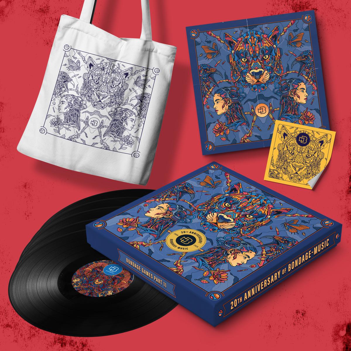 Various - (PRESALE 07/31/26) Bondage Games Part 11 (VINYL 5xLP BOX BONDAGE-MUSIC BOND12084BOX) | NEW Mint (M) Mint (M) - TECH HOUSE *NEW*