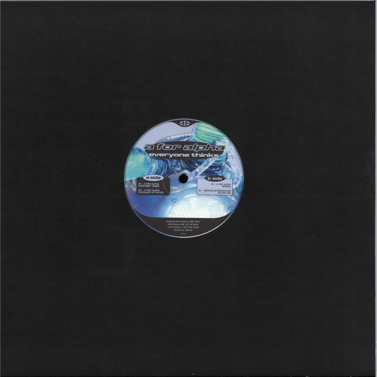 A For Alpha / Groove Interrogation - Everybody Thinks (VINYL 12" Jupiter's Depth) | NEW - TECH HOUSE *NEW*