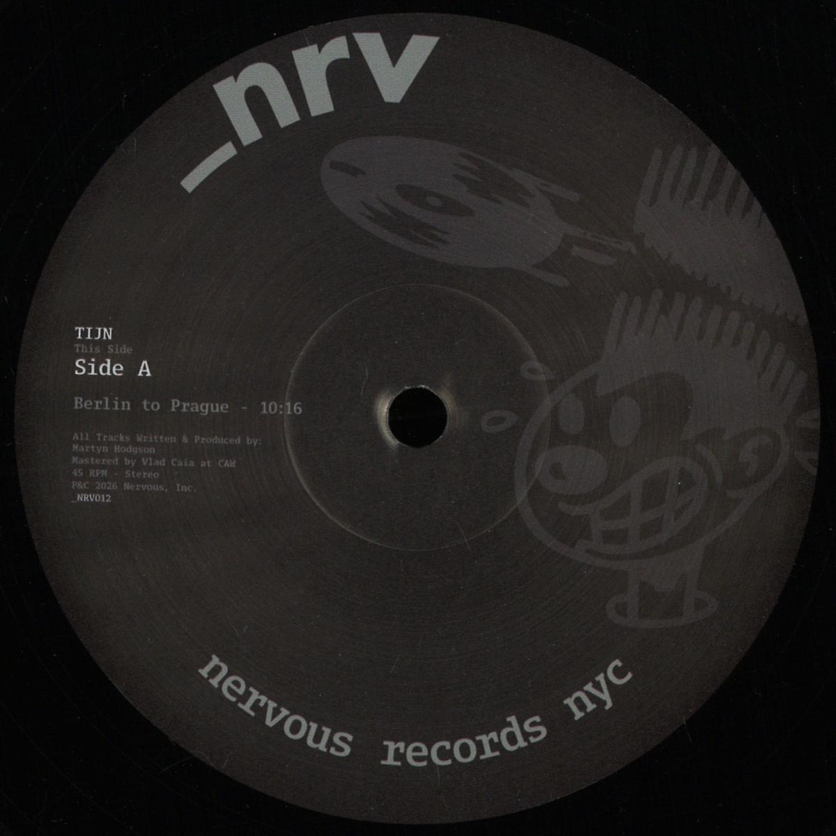 Tijn - Berlin To Prague (VINYL 12" _NRV) | NEW - TECH HOUSE *NEW*