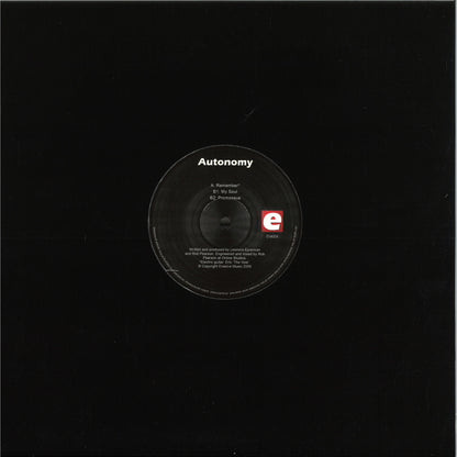 Autonomy - Autonomy (VINYL 12" Evasive Records EVA004) | NEW Mint (M) Mint (M) - TECH HOUSE *NEW*