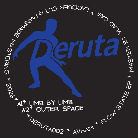 Avram - (PRESALE TBD) Flow State EP (VINYL 12" Deruta Records DERUTA002) | NEW Mint (M) Mint (M) - TECH HOUSE *NEW*