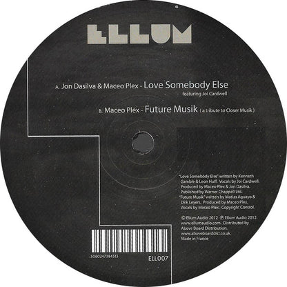 Love Somebody Else (VINYL) | Mint (M) Generic - TECH HOUSE *NEW*