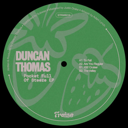 Duncan Thomas - (PRESALE TBD) Pocket Full of Steeze (VINYL 12" Fraise) | NEW - TECH HOUSE *NEW*