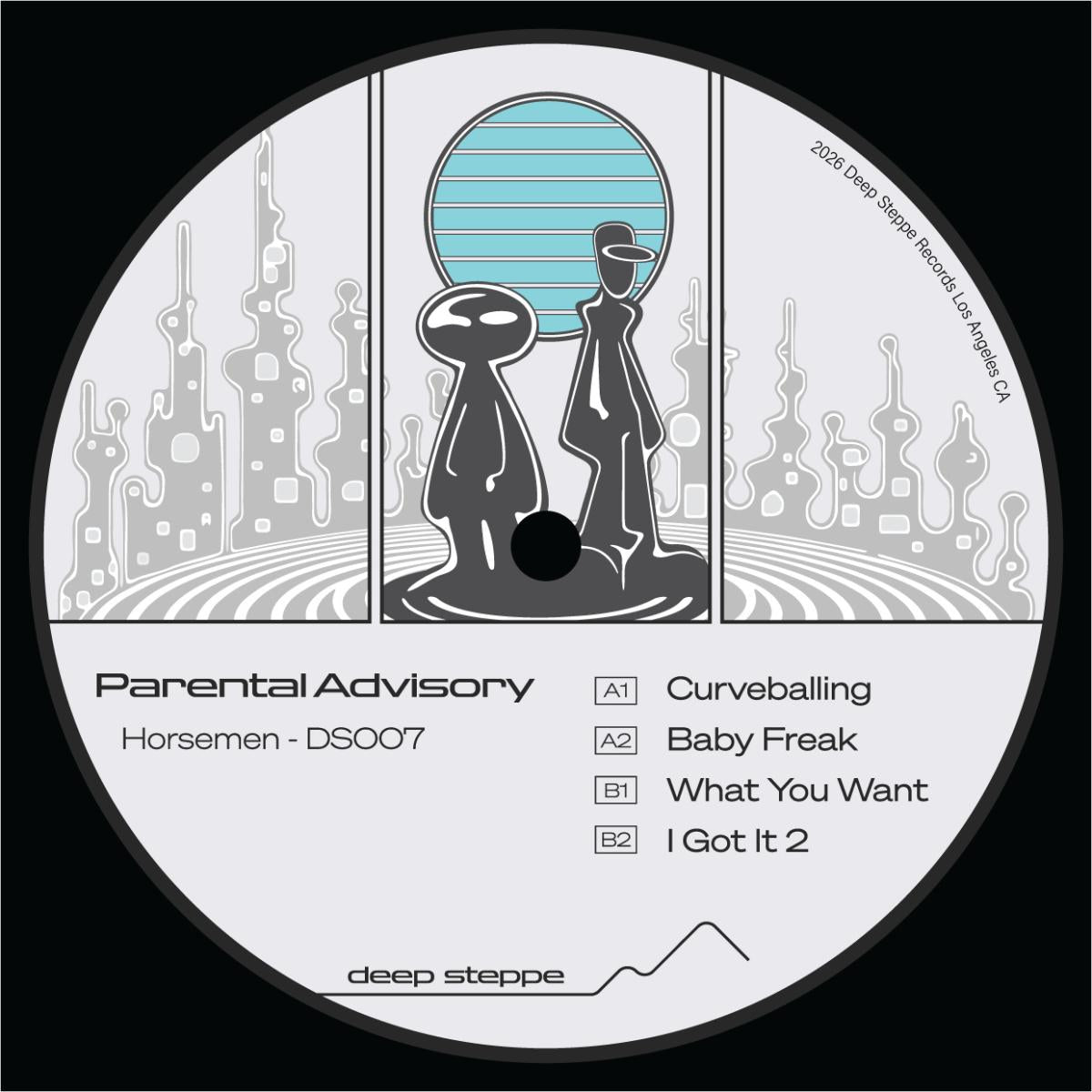 Horsemen - (PRESALE 11/6/26) Parental Advisory (VINYL 12" Deep Steppe) | NEW - TECH HOUSE *NEW*