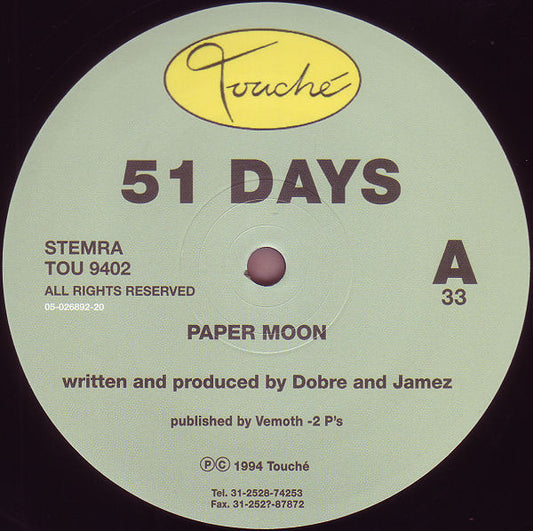 Paper Moon (VINYL) | Mint (M) Generic - TECH HOUSE *NEW*