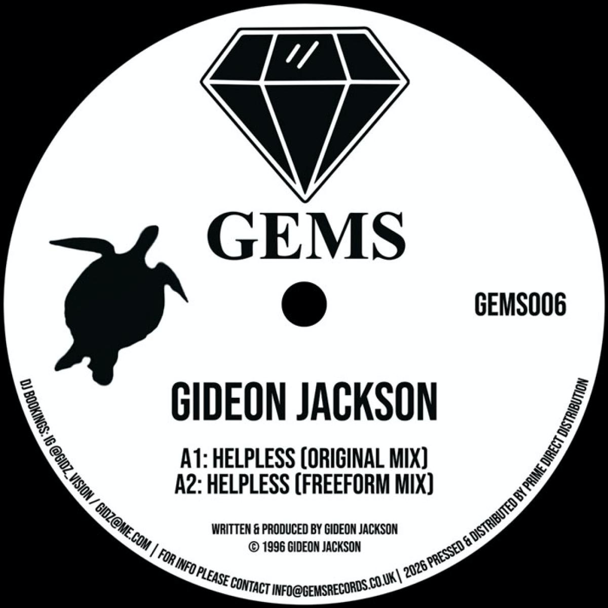Gideon Jackson - (PRESALE 7/20/26) Helpless / Sales In The Wind (VINYL) | Mint Mint - TECH HOUSE *NEW*