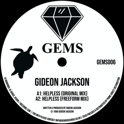 Gideon Jackson - (PRESALE 7/20/26) Helpless / Sales In The Wind (VINYL) | Mint Mint - TECH HOUSE *NEW*