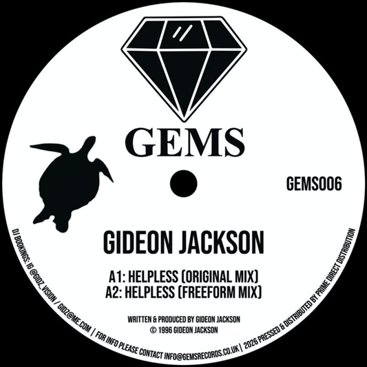 Gideon Jackson - (PRESALE 7/20/26) Helpless / Sales In The Wind (VINYL) | Mint Mint - TECH HOUSE *NEW*