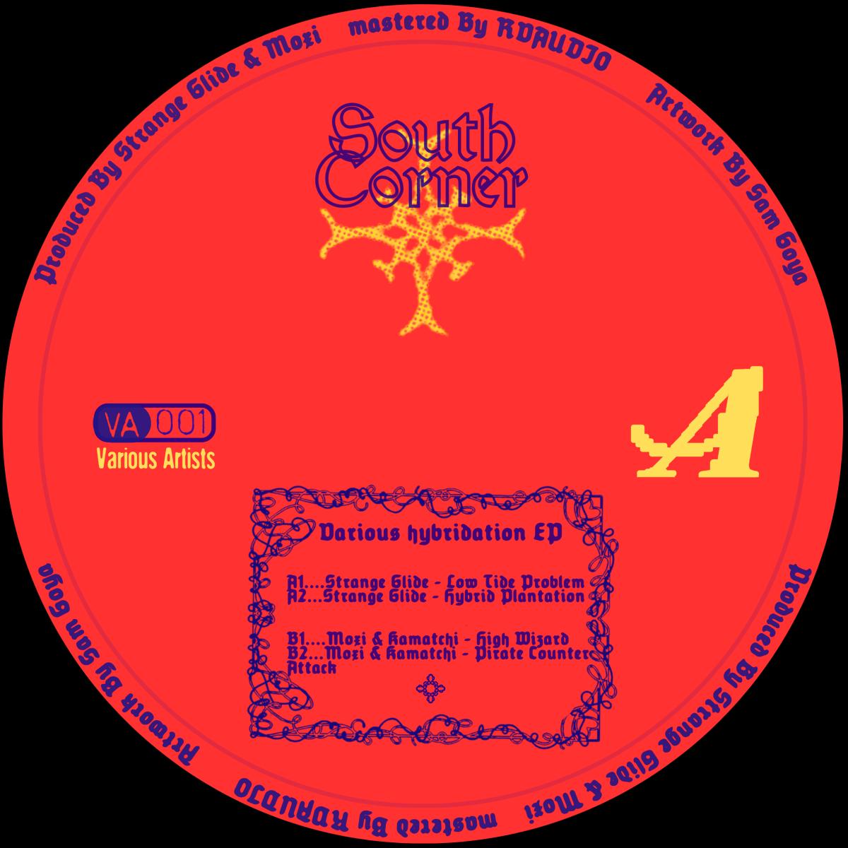 Strange Glide / Moxi & Kamatchi - (PRESALE TBD) Various Hybridation (VINYL 12" SouthCorner) | NEW - TECH HOUSE *NEW*