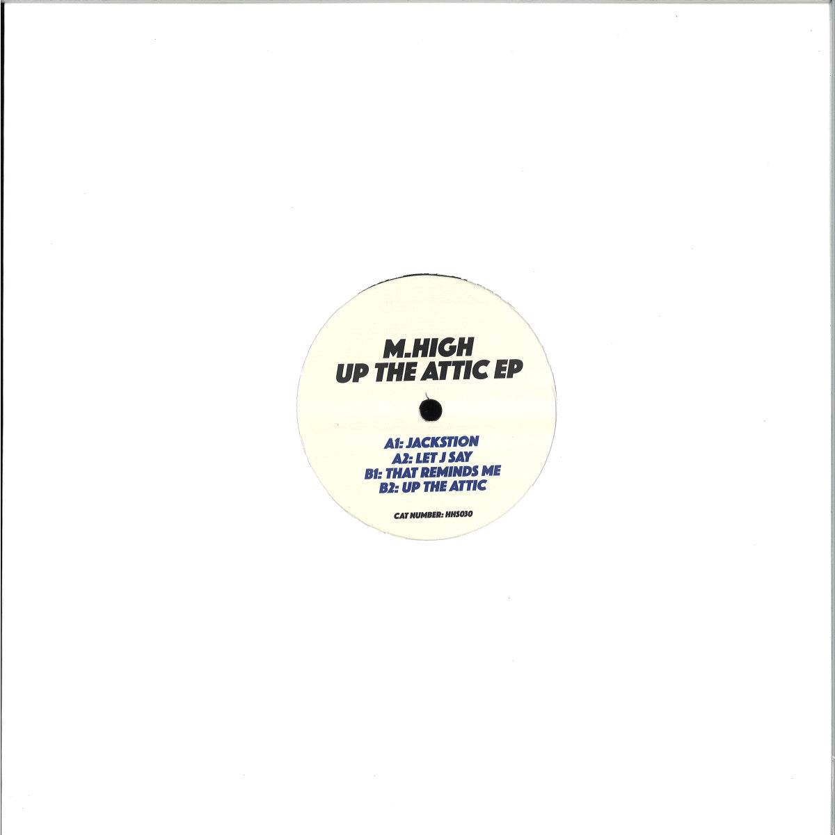 M.High - Up The Attic (VINYL 12" Heavy House Society) | NEW - TECH HOUSE *NEW*