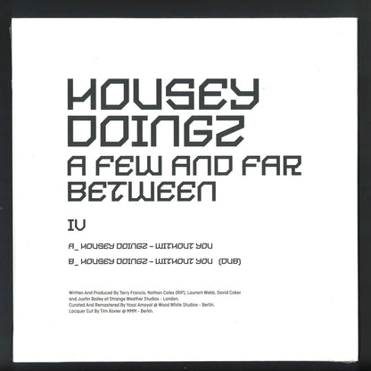 Housey Doingz - A Few And Far Between IV (VINYL 12" Sushitech) | NEW Mint (M) Mint (M) - TECH HOUSE *NEW*