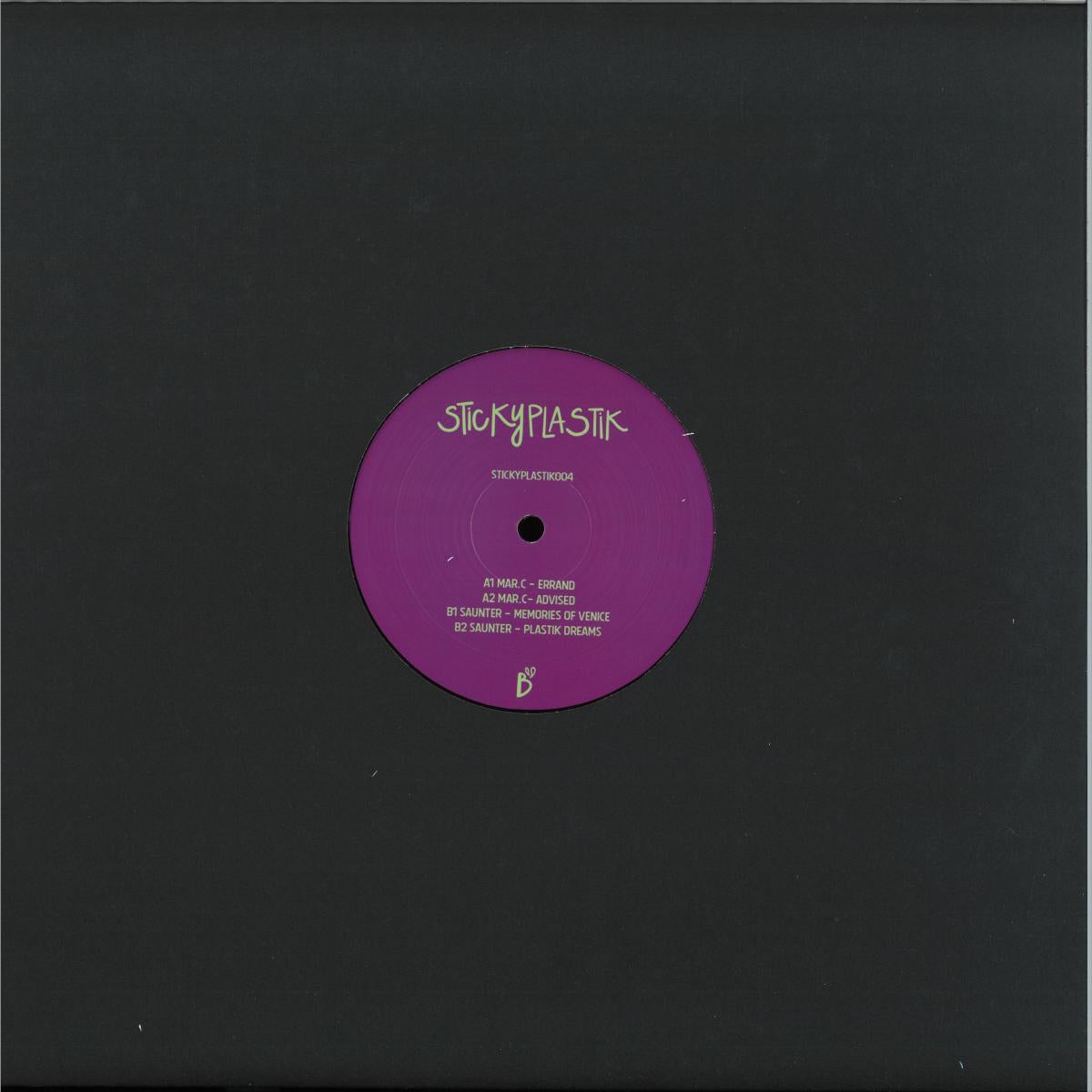 mar.c / Saunter - STICKYPLASTIK004 (VINYL 12" Sticky Plastik STICKYPLASTIK004) | NEW Mint (M) Mint (M) - TECH HOUSE *NEW*