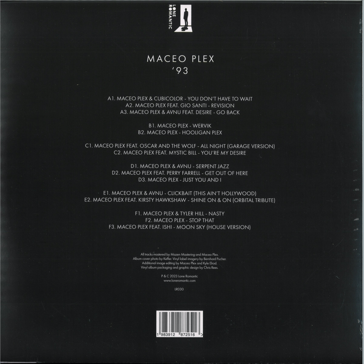 Maceo Plex - '93 (3xVINYL) | Mint (M) Mint (M) - TECH HOUSE *NEW*