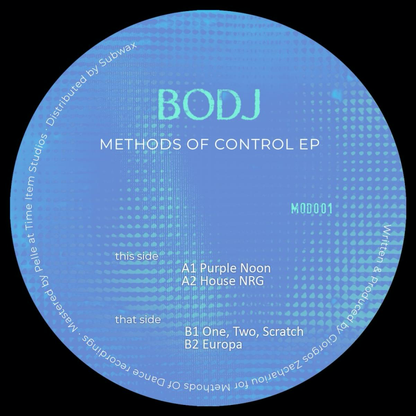 BODJ - (PRESALE TBD) Methods of Control EP (VINYL) | Mint (M) Mint (M) - TECH HOUSE *NEW*