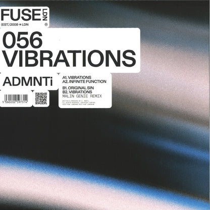 ADMNTi - Vibrations (VINYL 12" Fuse London) | NEW - TECH HOUSE *NEW*