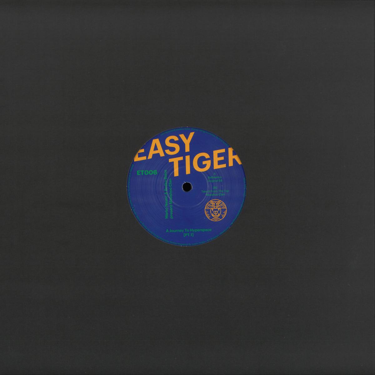 Marko Nastic & Bosko Balos present Mooshoo Clan - A Journey To Hyperspace Pt.1 (VINYL 12" Easy Tiger ET006-1) | NEW Mint (M) Mint (M) - TECH HOUSE *NEW*