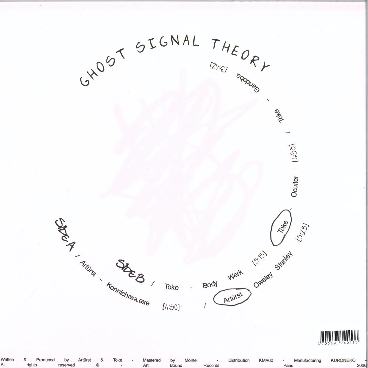 Artürst, Toke - (PRESALE 5/8/26) Ghost Signal Theory (VINYL) | Mint (M) Mint (M) - TECH HOUSE *NEW*