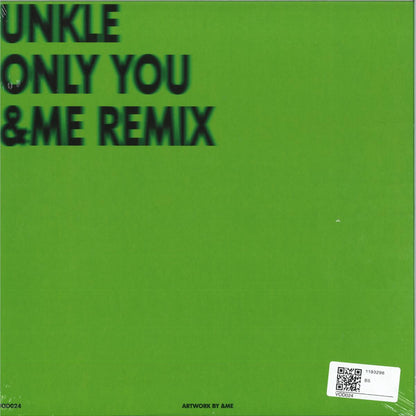 UNKLE - (PRESALE 10/8/26) Only You (&ME Remix) (VINYL 12" Vinyl On Demand) | NEW - TECH HOUSE *NEW*