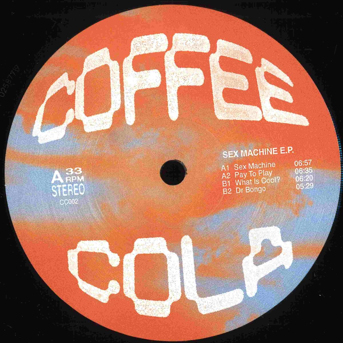 Luke Alessi - Sex Machine (VINYL 12" Coffee Cola CC002 2026) | NEW - TECH HOUSE *NEW*