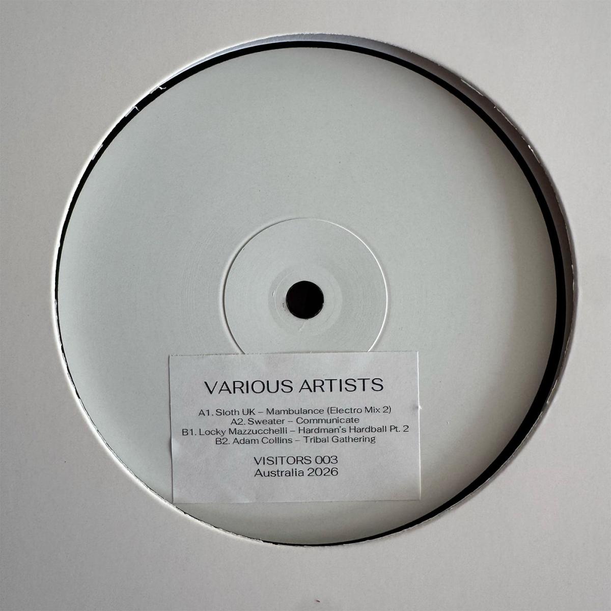 Various - (PRESALE 10/30/26) Visitors 003 (VINYL 12" Visitors VSTR003) | NEW - TECH HOUSE *NEW*