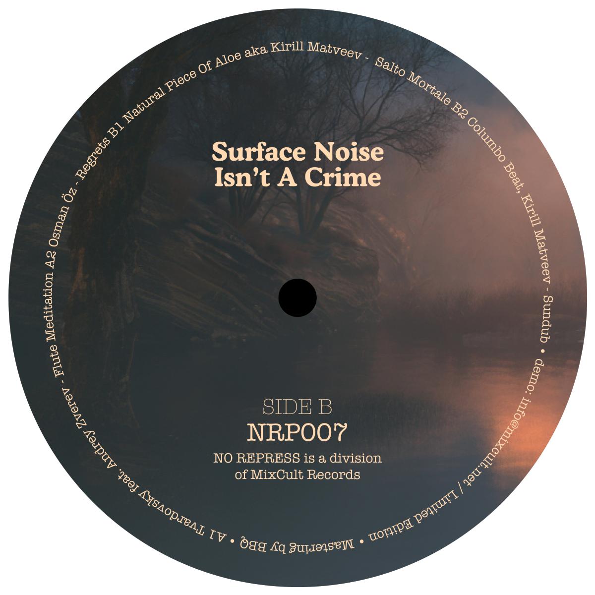 Various - (PRESALE 09/25/26) Surface Noise Isn’t A Crime (VINYL 12" NOREPRESS NRP007) | NEW - TECH HOUSE *NEW*