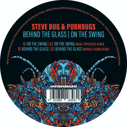 STEVE BUG & PORNBUGS - (PRESALE 6/19/26) ON THE SWING/BEHIND THE GLASS (VINYL) | Mint (M) Mint (M) - TECH HOUSE *NEW*