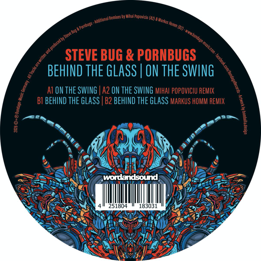 STEVE BUG & PORNBUGS - (PRESALE 6/19/26) ON THE SWING/BEHIND THE GLASS (VINYL) | Mint (M) Mint (M) - TECH HOUSE *NEW*