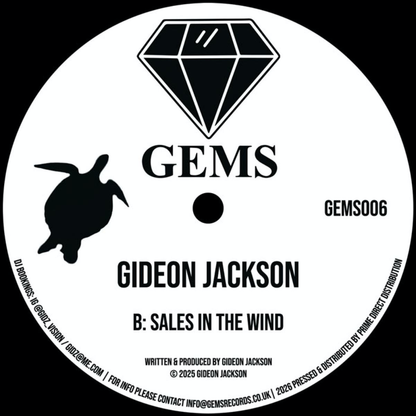 Gideon Jackson - (PRESALE 7/20/26) Helpless / Sales In The Wind (VINYL) | Mint Mint - TECH HOUSE *NEW*
