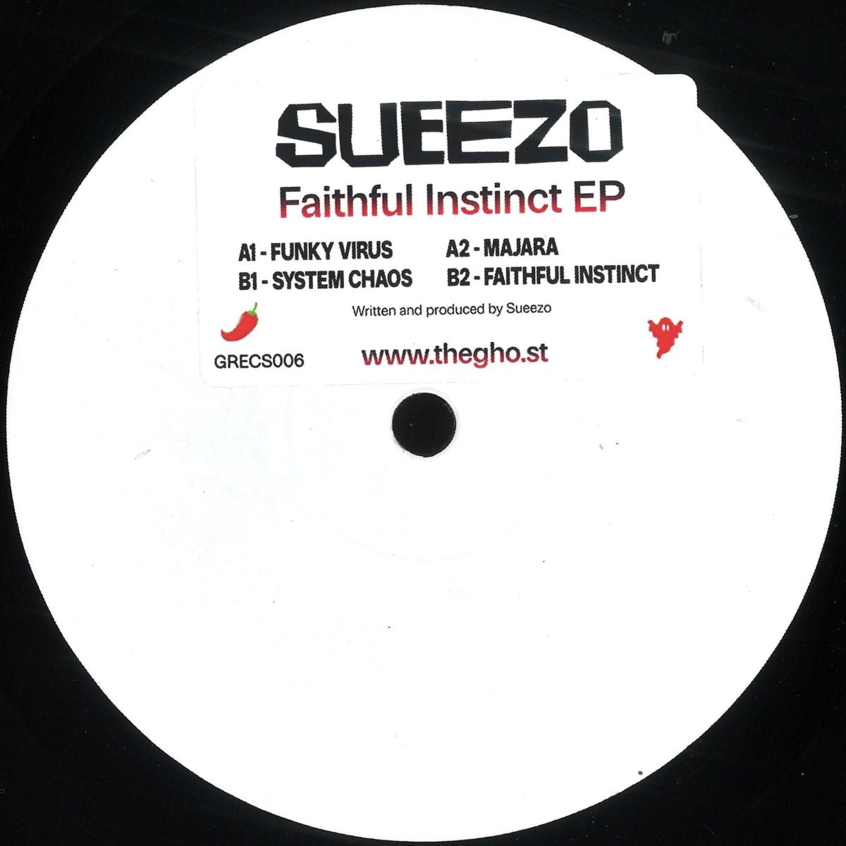 Sueezo - Faithful Instinct (VINYL 12" Ghost Recs GRECS006) | NEW - TECH HOUSE *NEW*