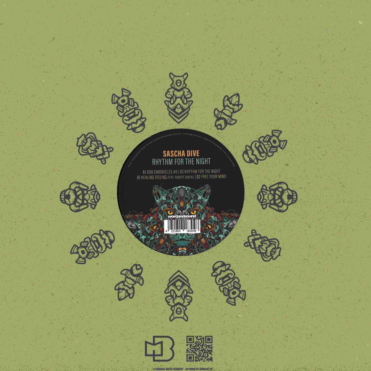 Sascha Dive - (PRESALE 10/8/26) Rhythm For The Night (VINYL 12" Bondage) | NEW - TECH HOUSE *NEW*