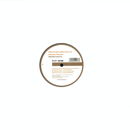 Marshall Jefferson vs. Noosa Heads - Mushrooms (VINYL 12" Airtight AIR046 2025) | - TECH HOUSE *NEW*