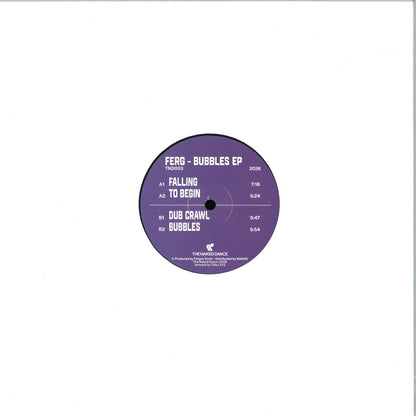 Ferg - (PRESALE 9/29/26) Bubbles (VINYL 12" The Naked Dance) | NEW - TECH HOUSE *NEW*