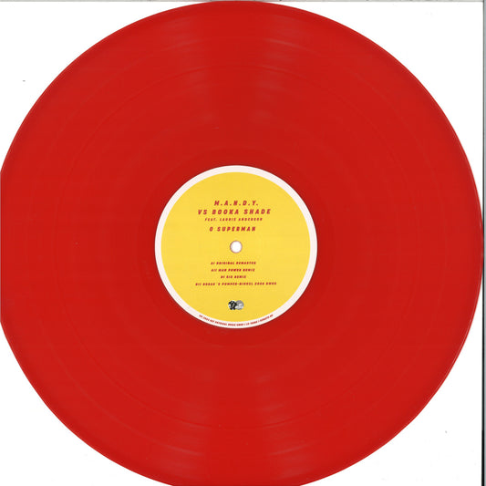 M.A.N.D.Y. Vs Booka Shade Feat. Laurie Anderson - O Superman 2024 (RED VINYL 12" Get Physical Music) | NEW - TECH HOUSE *NEW*