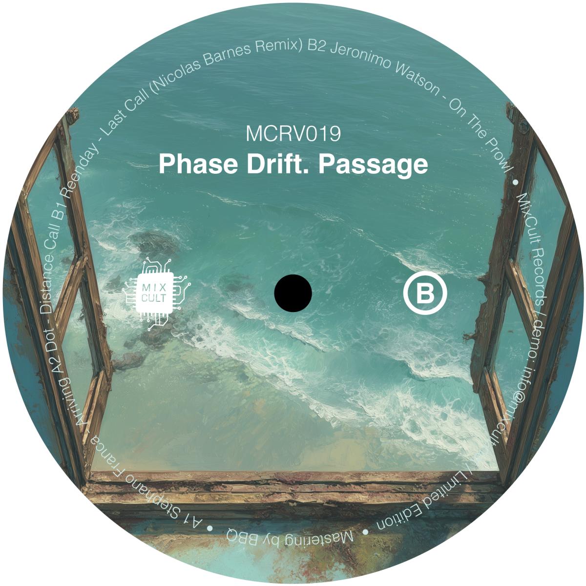 Various - (PRESALE 09/18/26) Phase Drift. Passage (VINYL 12" MixCult MCRV019) | NEW - TECH HOUSE *NEW*