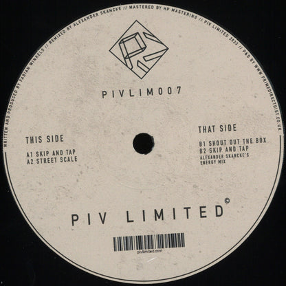 Fabe - PIV Limited (VINYL 12" PIV PIVLIM007) | NEW - TECH HOUSE *NEW*