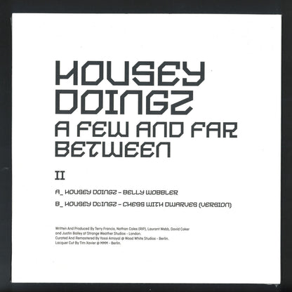 Housey Doingz - A Few And Far Between II (VINYL 12" Sushitech) | NEW Mint (M) Mint (M) - TECH HOUSE *NEW*