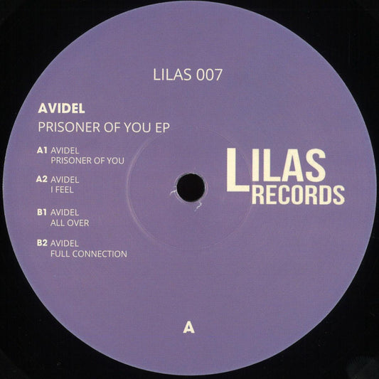 Avidel - Prisoner Of You (VINYL 12" Lilas LILAS007 2026) | NEW - TECH HOUSE *NEW*