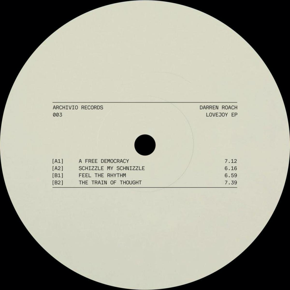 Darren Roach - (PRESALE 6/19/26) Lovejoy EP (VINYL) | Mint (M) Mint (M) - TECH HOUSE *NEW*