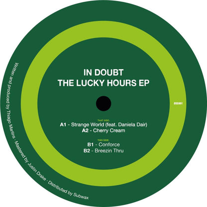 In Doubt - (PRESALE TBD) The Lucky Hours (VINYL 12" Dance, Shake, Swing!) | NEW - TECH HOUSE *NEW*
