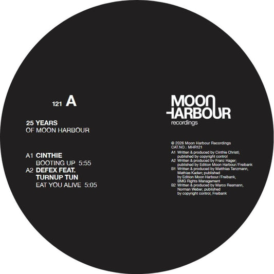 Various - (PRESALE 11/6/26) 25 Years of Moon Harbour Part 1 (VINYL 12" Moon Harbour) | NEW - TECH HOUSE *NEW*