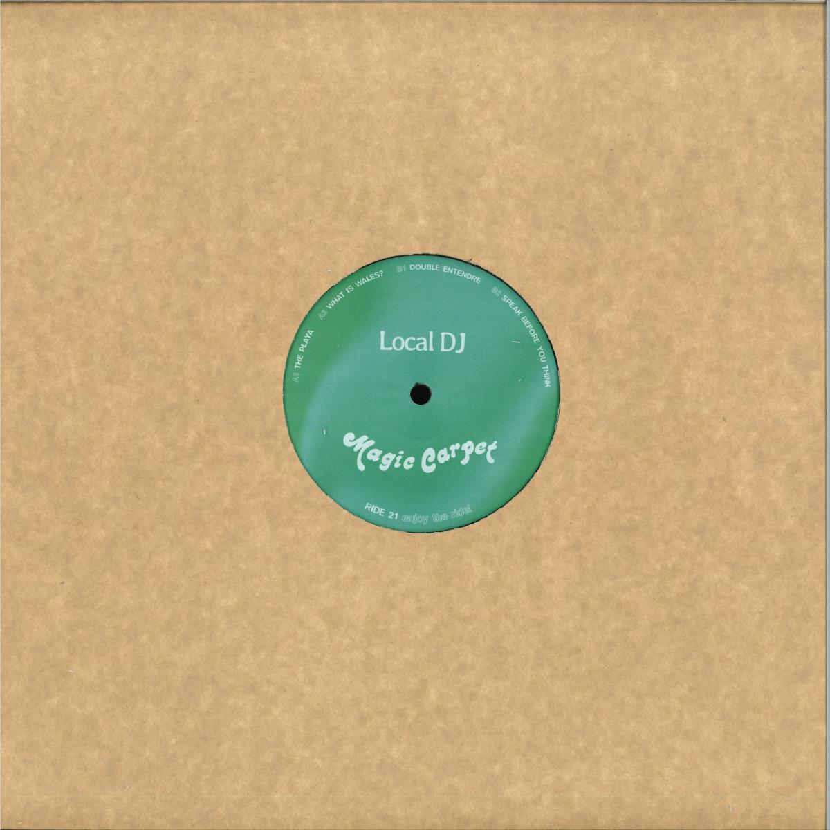 Local DJ - (PRESALE 08/04/26) Thinking in English EP (VINYL 12" Magic Carpet RIDE21) | NEW Mint (M) Mint (M) - TECH HOUSE *NEW*