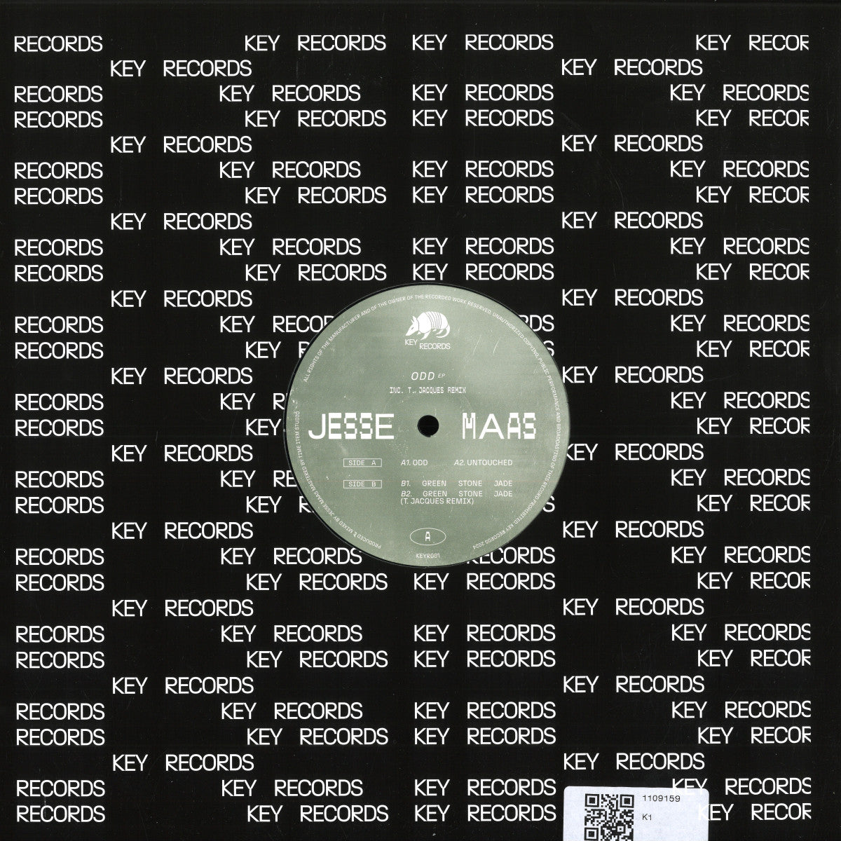 Jesse Maas - Odd (VINYL 12" Key) | NEW - TECH HOUSE *NEW*