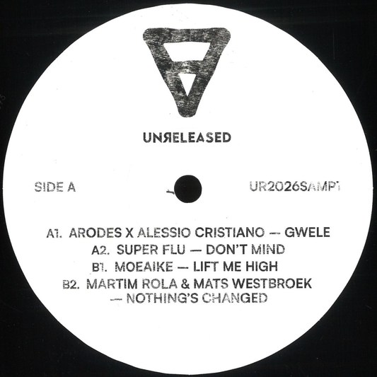 Various - Unreleased Records Vinyl Sampler (VINYL) | Mint (M) Mint (M) - TECH HOUSE *NEW*