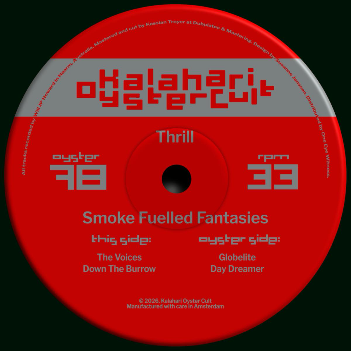 Thrill - (PRESALE 6/26/26) Smoke Fueled Fantasies (VINYL) | Mint (M) Mint (M) - TECH HOUSE *NEW*
